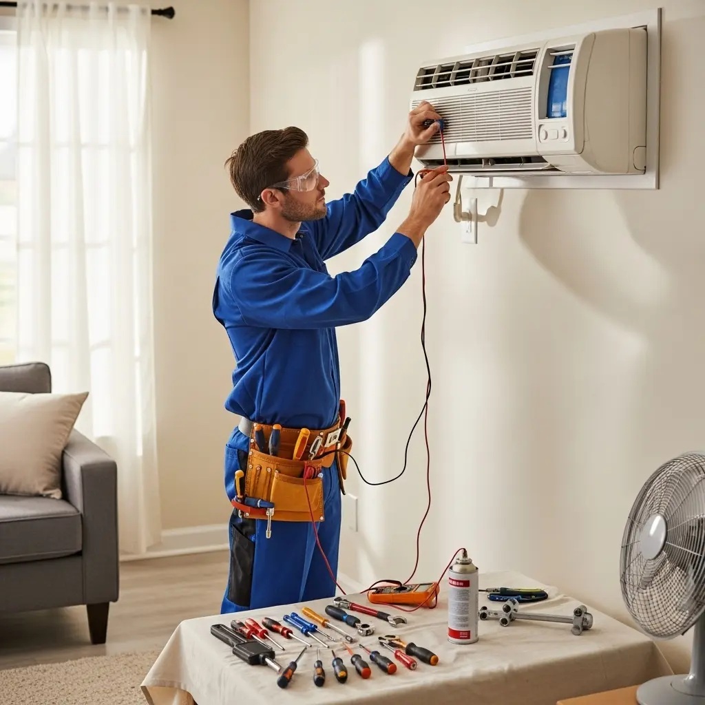 Körfez Kumtel Kumtel klima gaz dolumu ve bakım – Enerji verimliliği artırıldı. - Teknik servis örneği